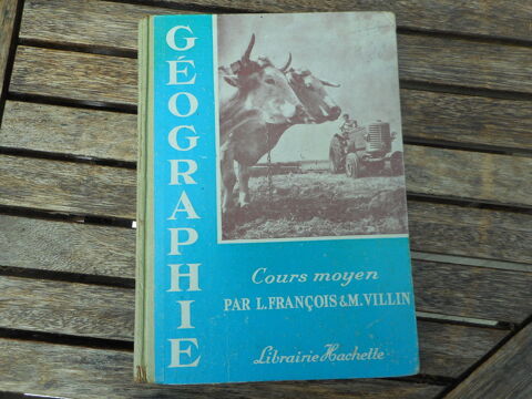 livre de gographie du cours moyen 1956 10 Nieuil-l'Espoir (86)