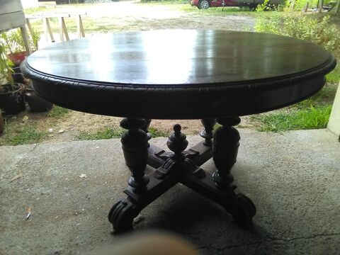 table ovale chêne massif teinte chêne dore 300 Magescq (40)