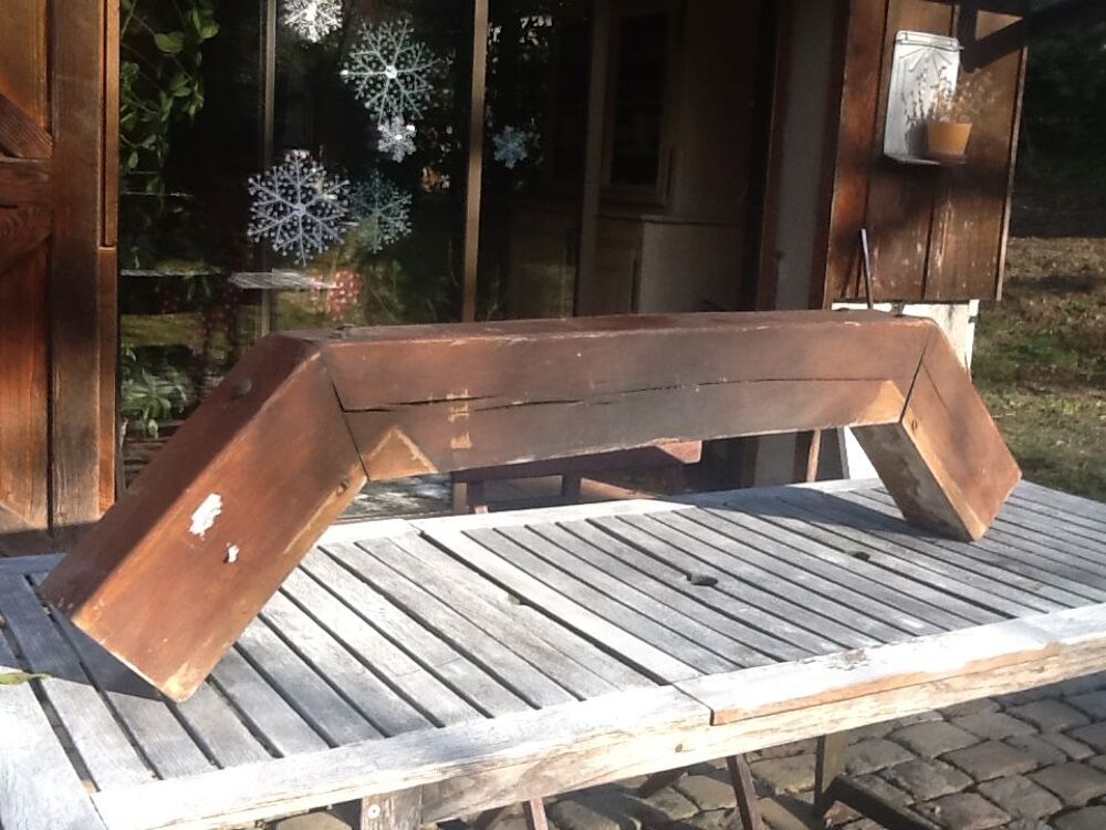 Ancien Poutre en bois pour bandeau de chemin&eacute;e ou barbecue Bricolage