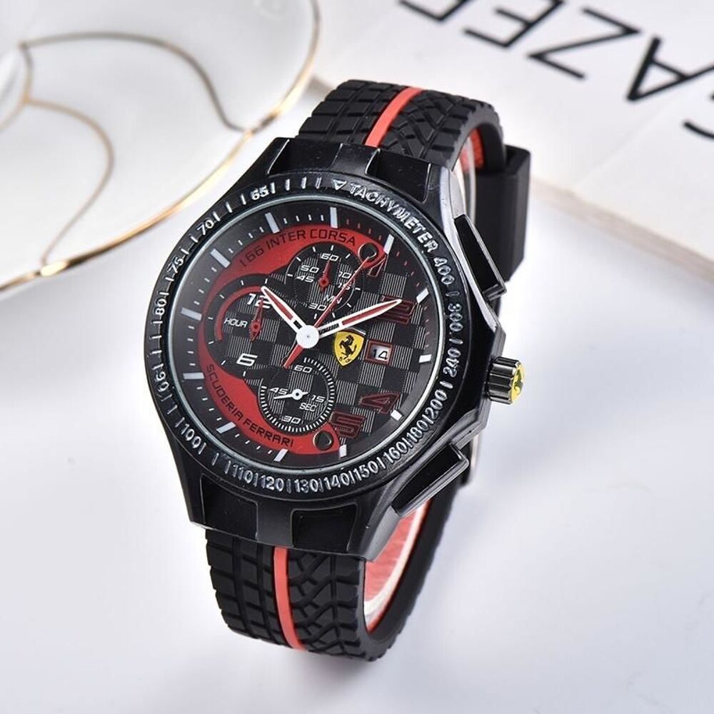 Montre de publicit&eacute; Ferrari Look- Bijoux et montres