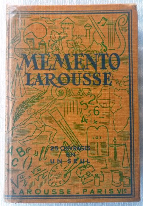 Mémento Larousse dictionnaire encyclopédique et illustré 12 Castries (34)