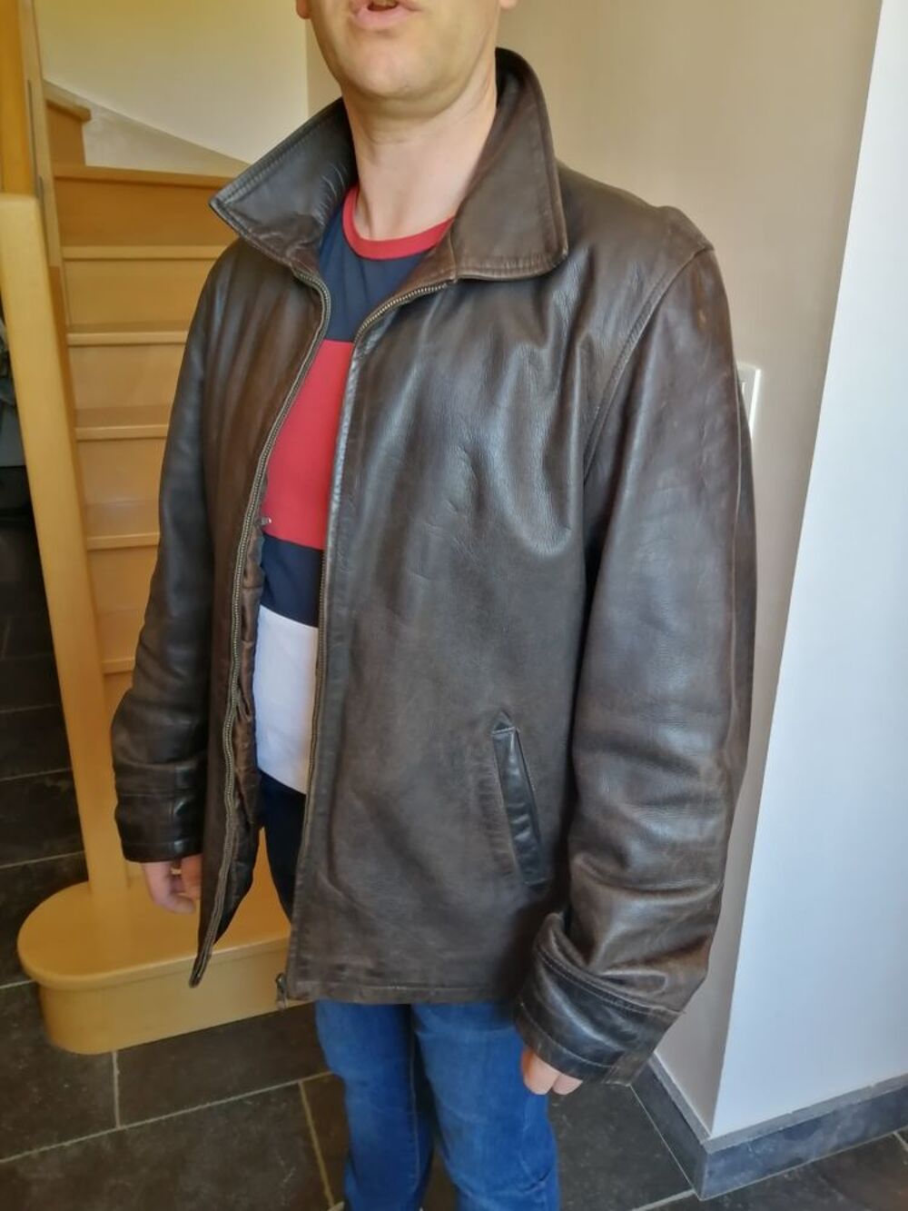 Veste en cuir XL, Burton Vêtements