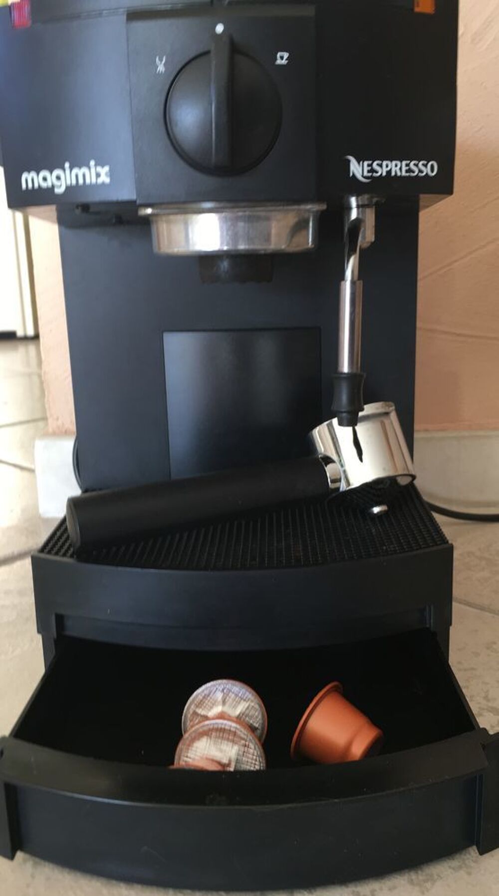 tiroir range capuscules pour cafeti&egrave;re nespresso manuelle Electroménager