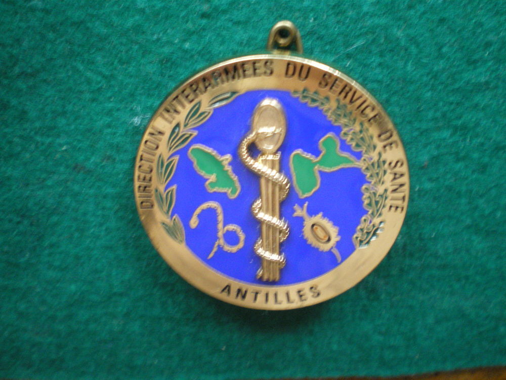 Insigne de Sant&eacute; - Direction Interarm&eacute;es Service Sant&eacute;. 
