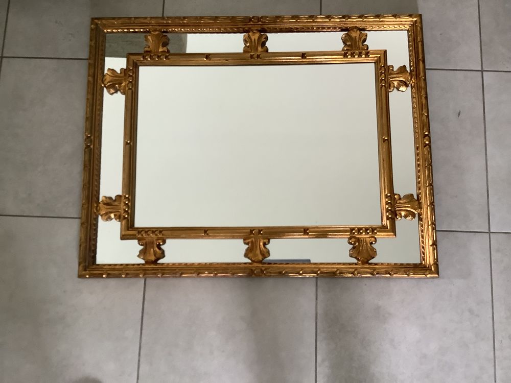 Miroir ancien hauteur 90/largeur 72 cm Meubles
