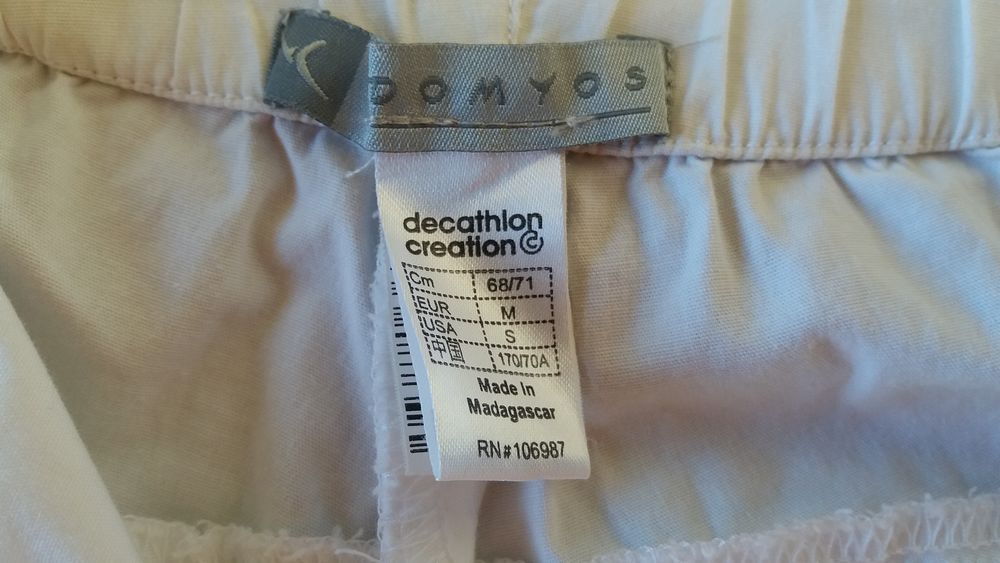 Pantalon blanc coton Domyos Vêtements