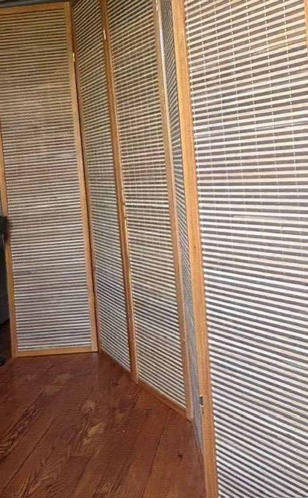 Paravent bambou miel 5 panneaux 
H175 L 200
Décoration