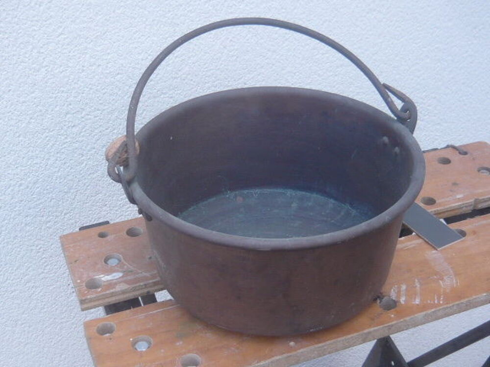 Chaudron Ancien Cuivre D�coration