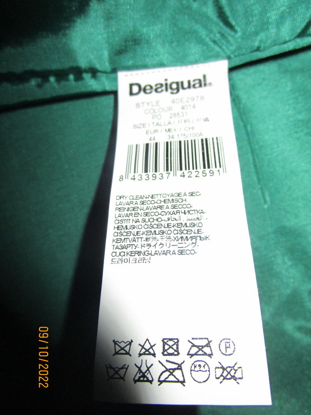 manteau long v&eacute;ritable DESIGUAL Vêtements