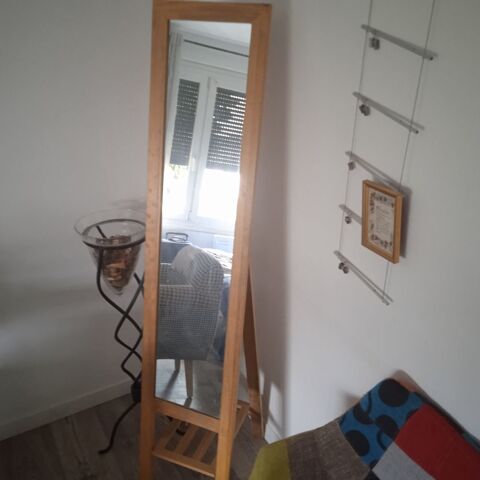 Miroir sur pied hauteur 160, coloris pin miel structure bois Saint-Rambert-d'Albon (26)