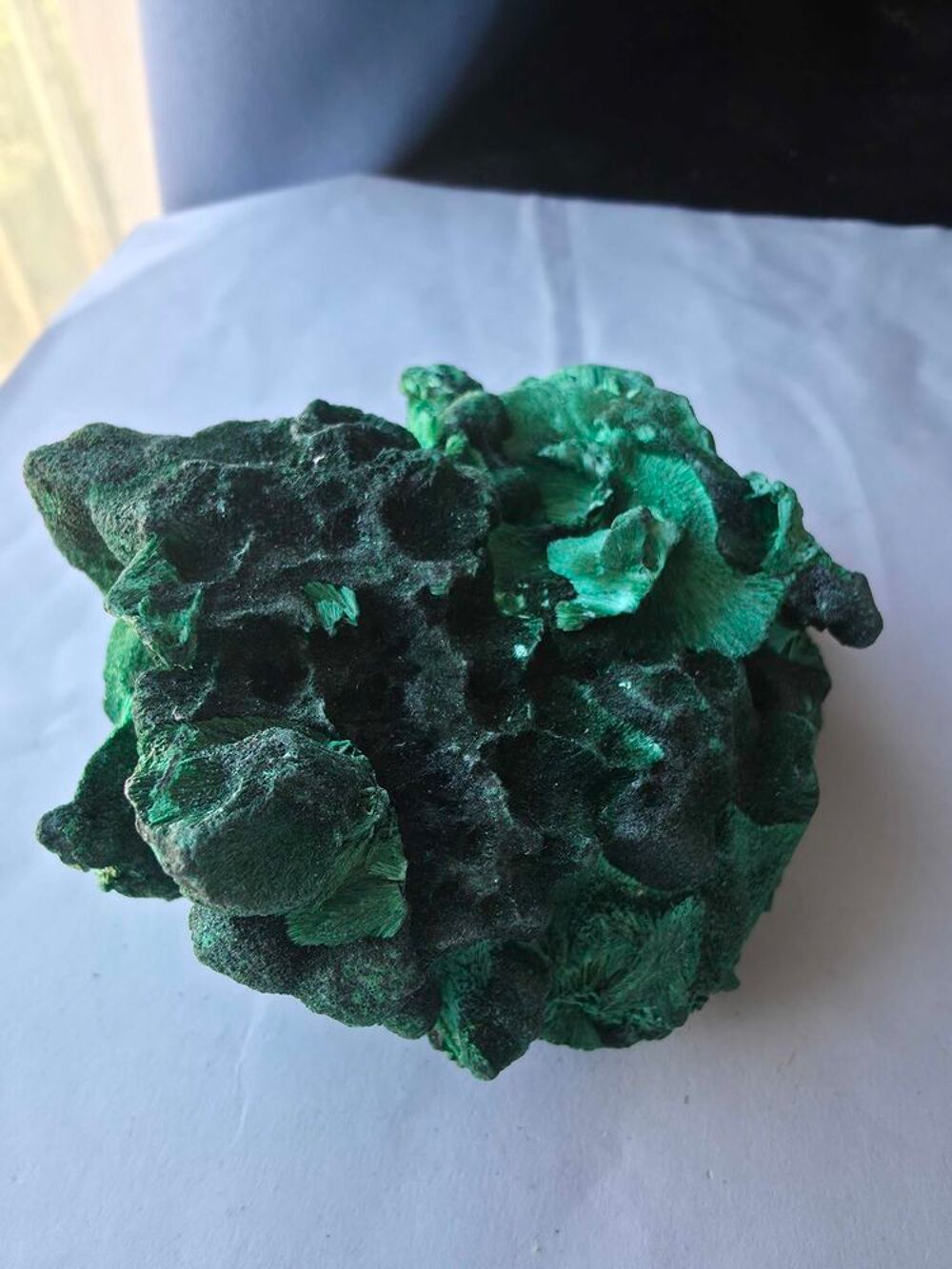 Grande Malachite Fibreuse du Katanga RDC-339g 