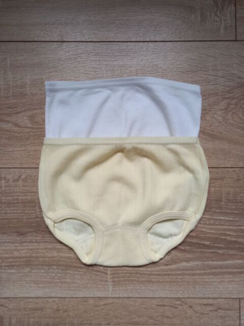 Lot de 2 culottes jaune et blanche marque In Extenso taille 2 Villiers (86)