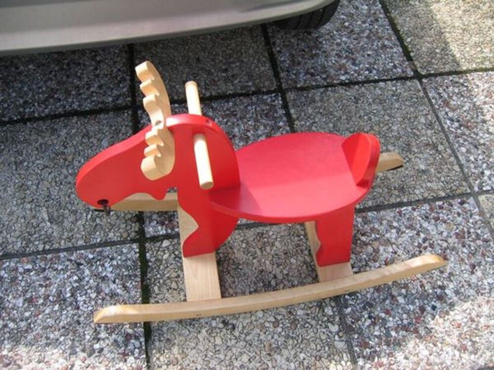 Elan en bois &agrave; bascule Jeux / jouets