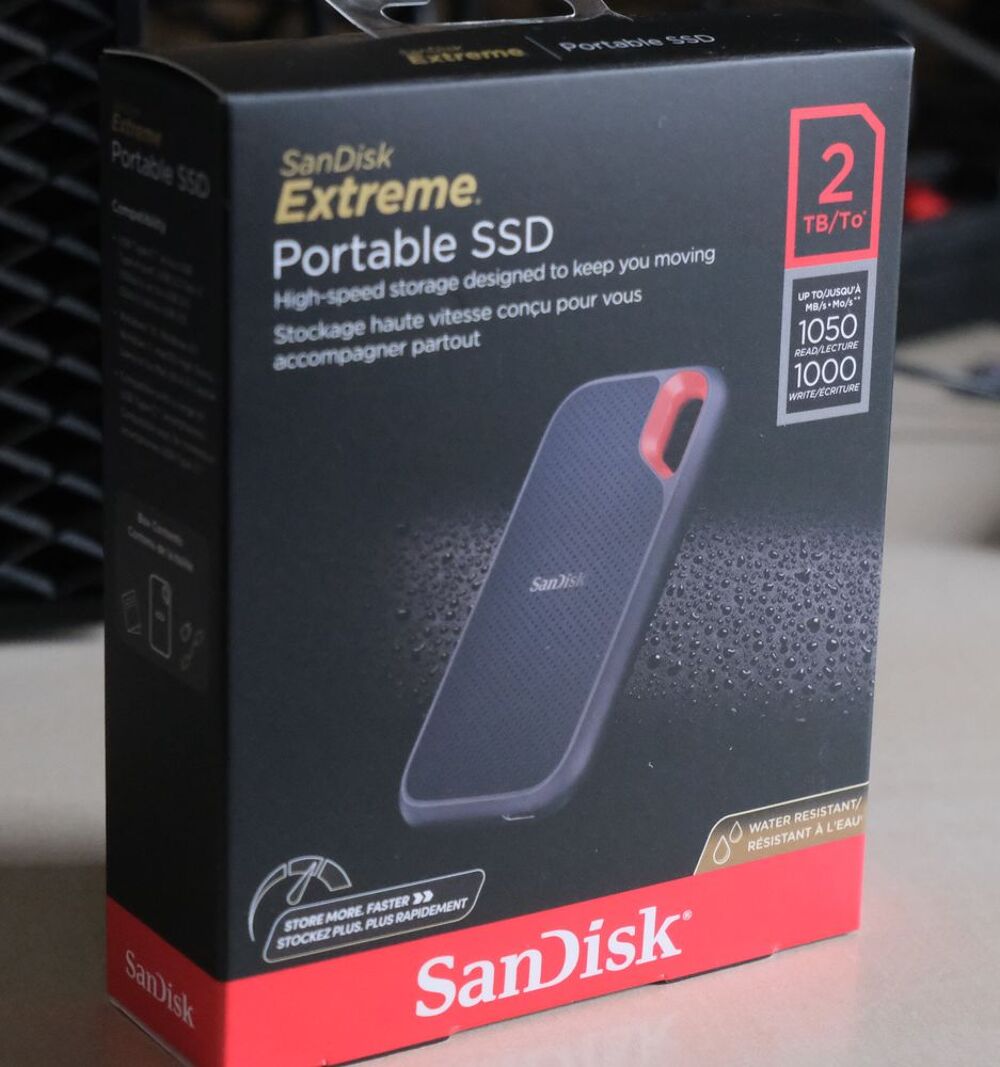 disque SSD externe Sandisk extreme 2 To Matériel informatique