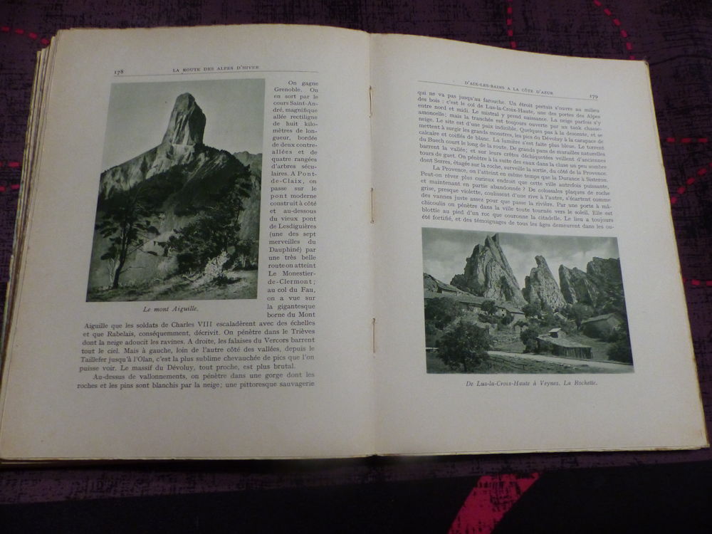LA ROUTE DES ALPES - LA ROUTE NAPPOLEON Livres et BD