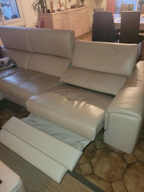 Canap cuir avec relax electrique 0 Royan (17)