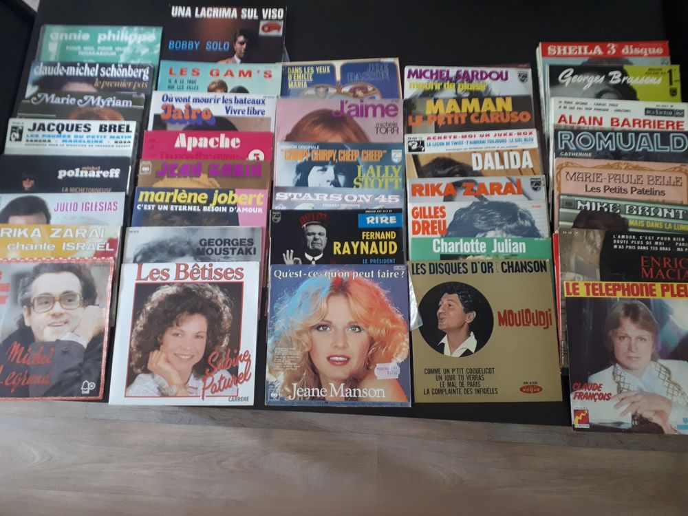 DISQUES VINYLES 45 TOURS CD et vinyles
