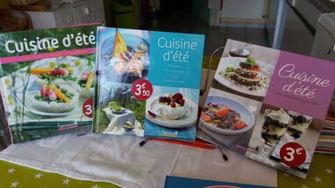 Lot de 3 livres de cuisine d'été 4 Charantonnay (38)