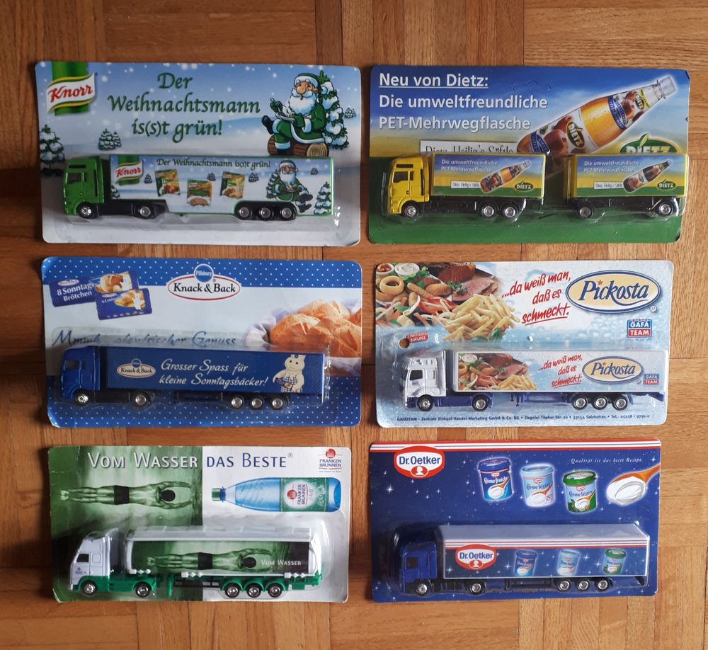 Camions publicitaires 1/87 