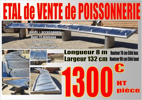 ETAL de VENTE de POISSONNERIE 1560 Saint-Porquier (82)