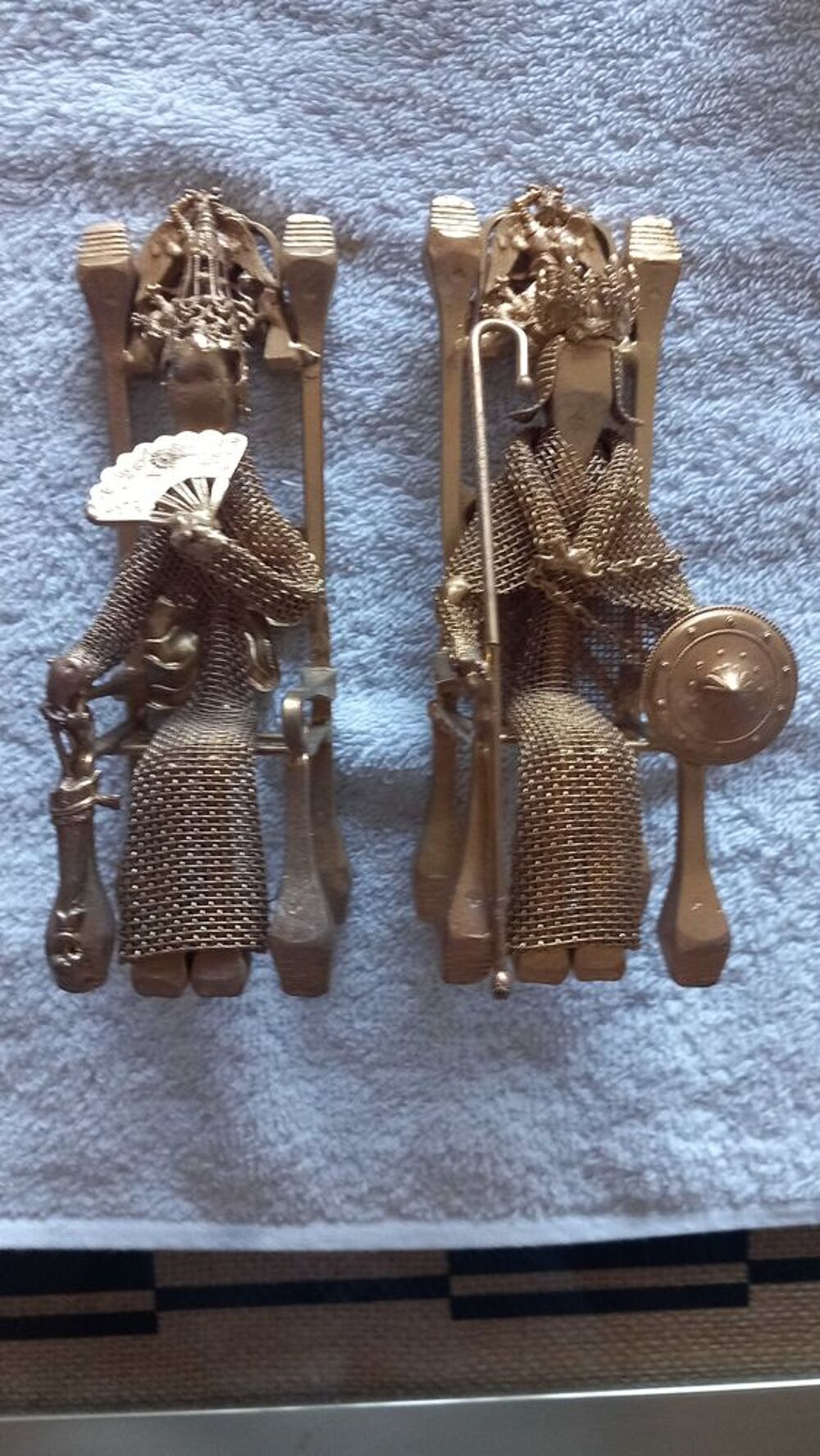 Jeu d'&eacute;checs m&eacute;di&eacute;val m&eacute;tal Jeux / jouets