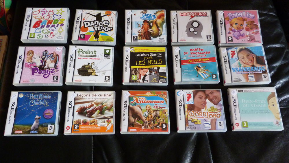 JEUX DE DS NINTENDO COMPLET (BOITE D ORIGINE + NOTICE) Consoles et jeux vidéos