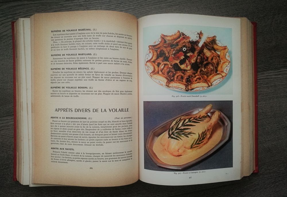 Tr&egrave;s ancien livre de cuisine : l'Art Culinaire Fran&ccedil;ais Livres et BD