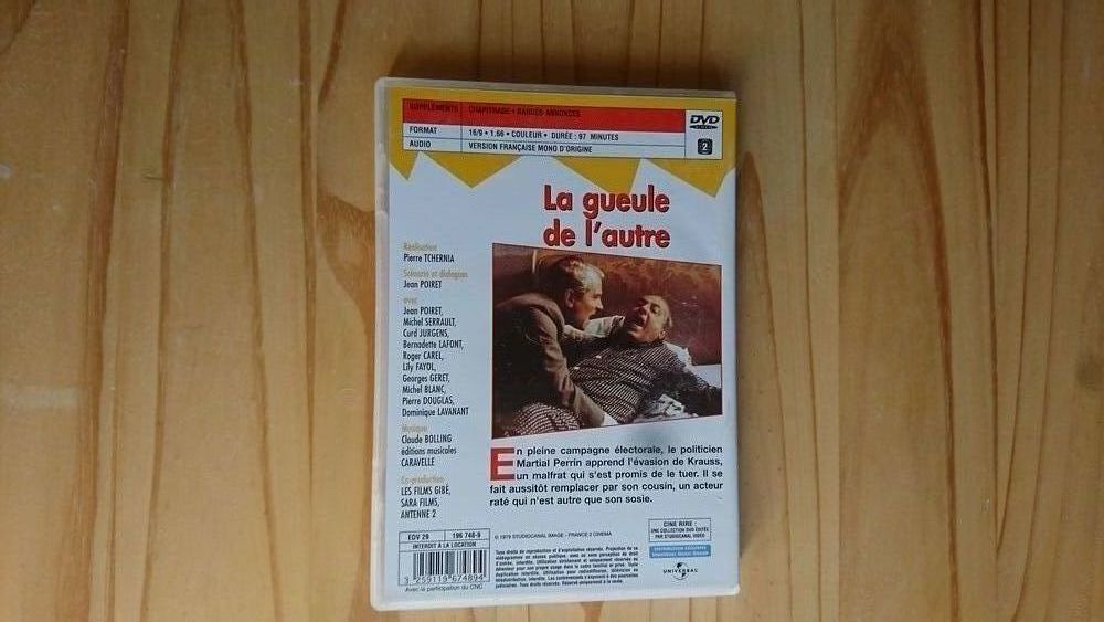 DVD La gueule de l'autre DVD et blu-ray