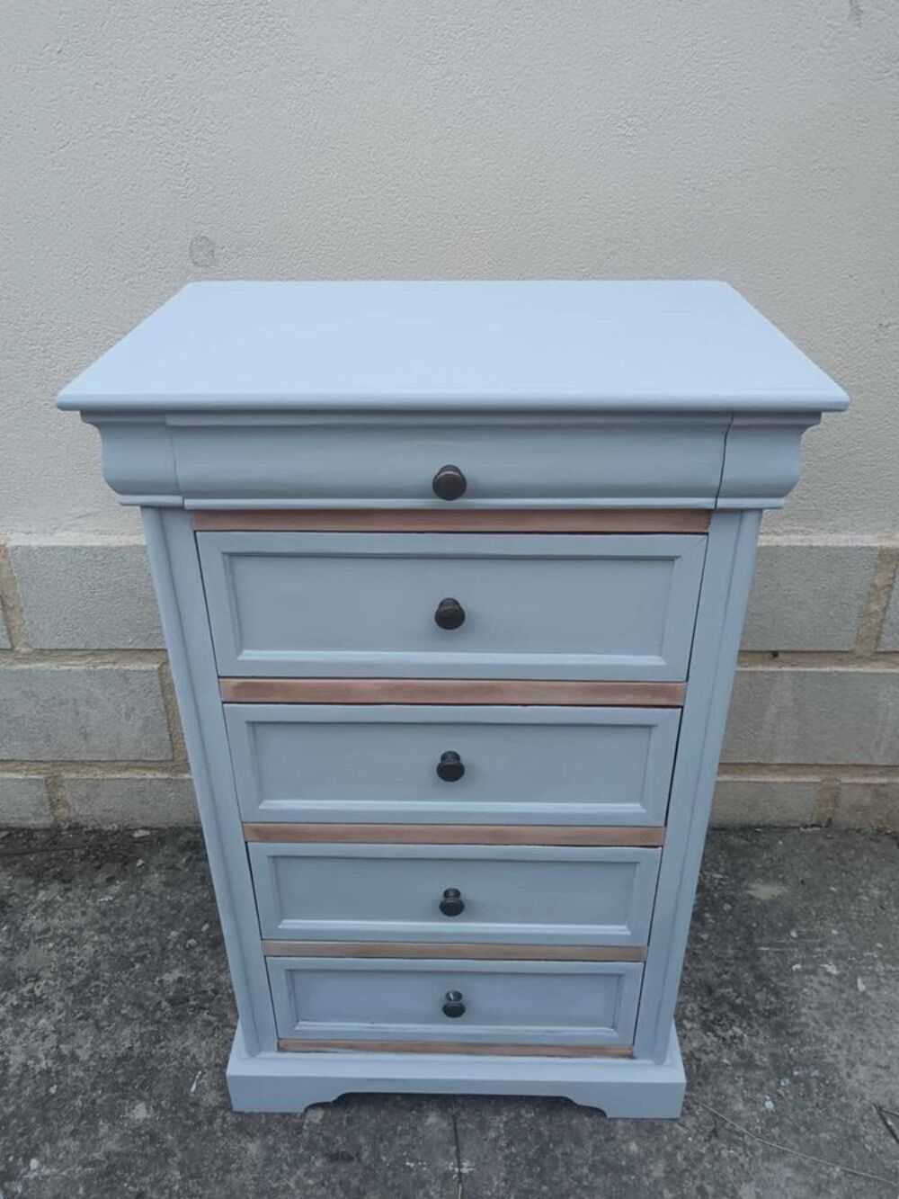 Chiffonnier style Louis Philippe relook&eacute; Meubles