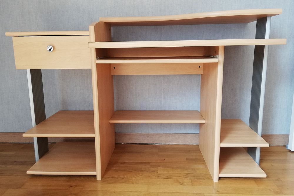 Bureau informatique double plateau Meubles