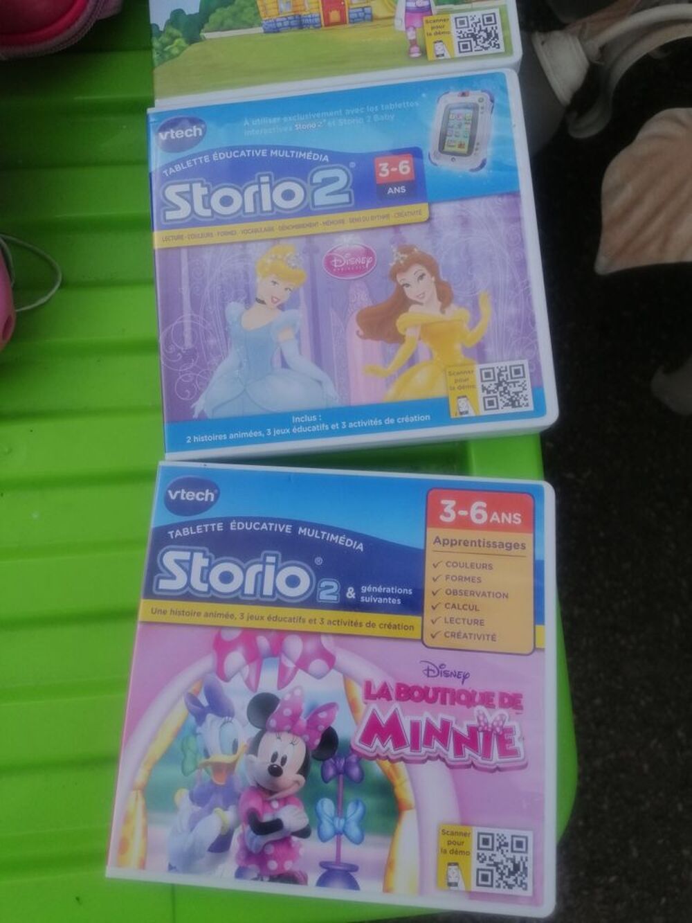 Storio 2 fille avec 4 jeux et sa pochette de rangement Consoles et jeux vidéos