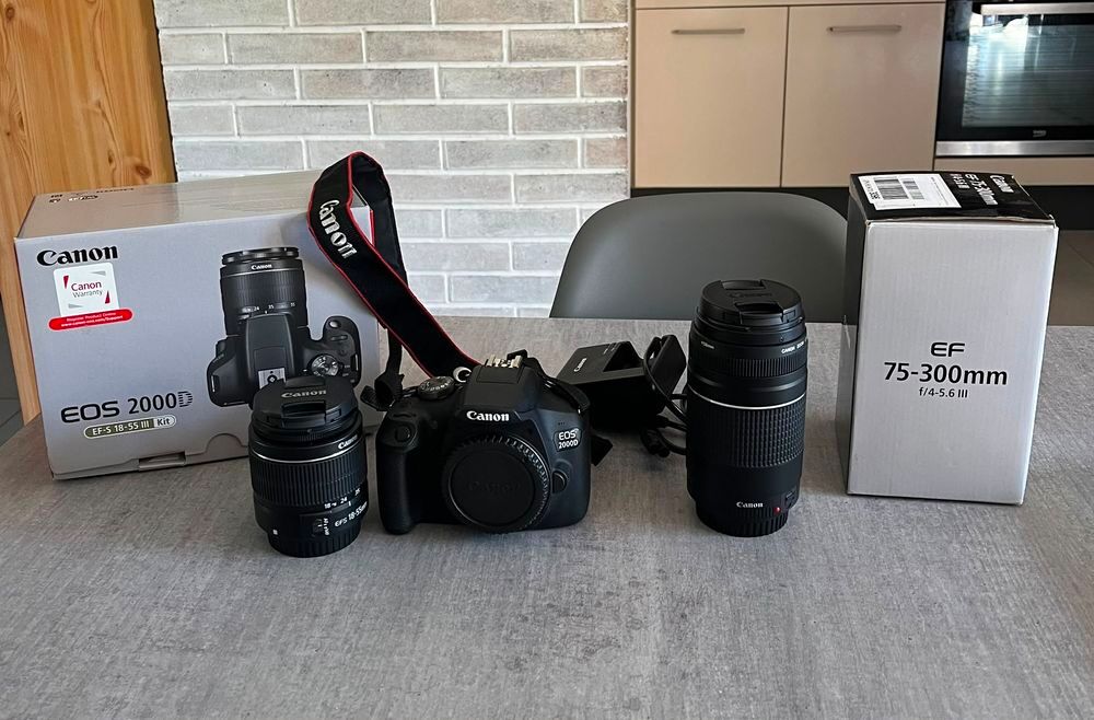 Appareil photo reflex Canon EOS 2000D Photos/Video/TV