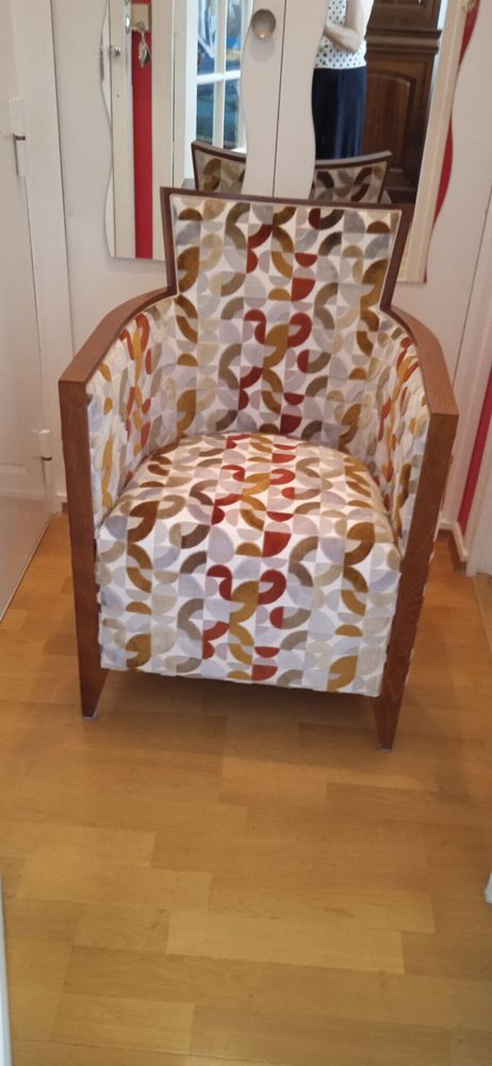 FAUTEUIL MODERNE A DOS DROIT NEUF Meubles