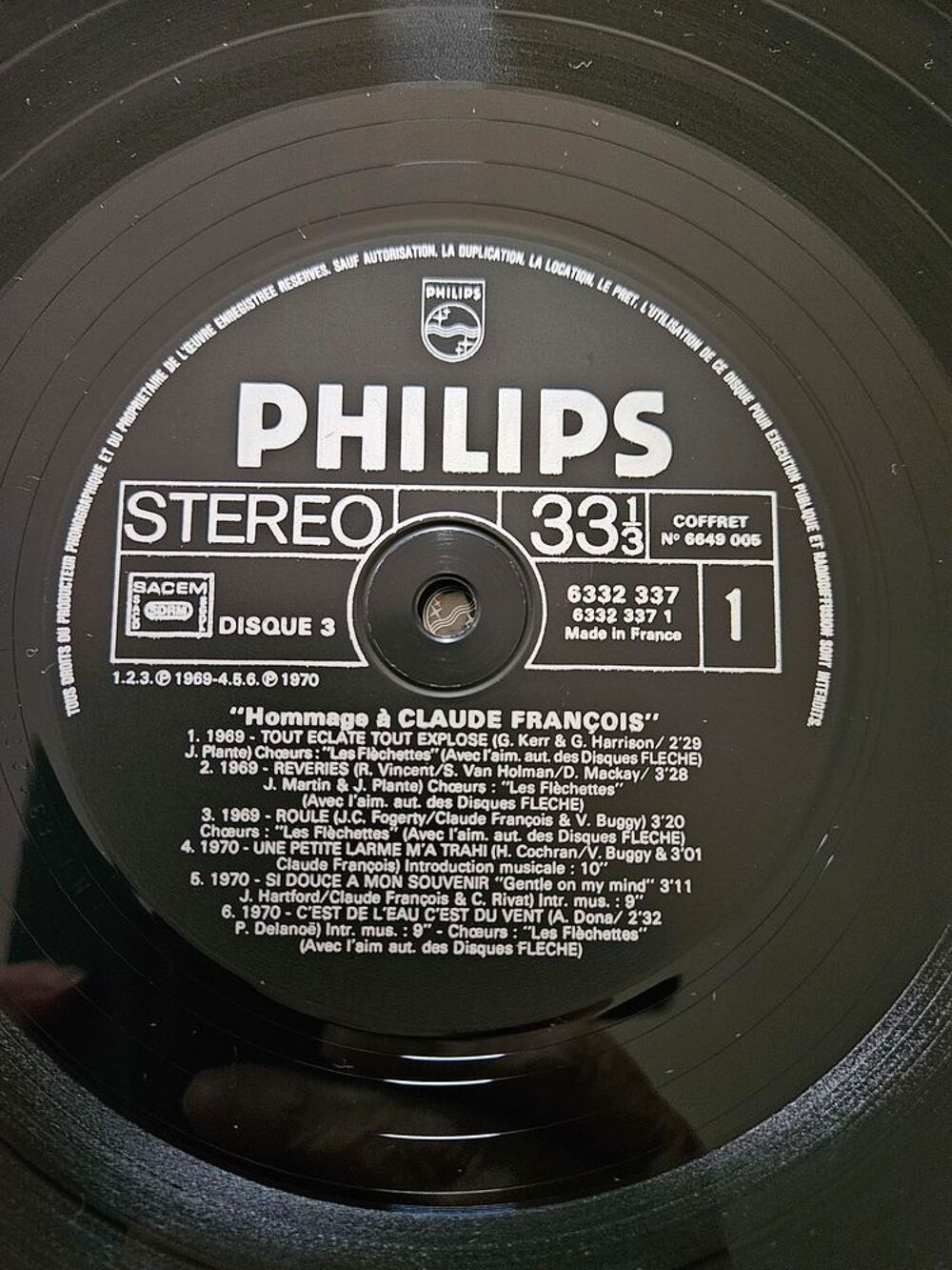 Claude fran&ccedil;ois coffret 3 disques hommage &agrave; claude fran&ccedil;ois CD et vinyles