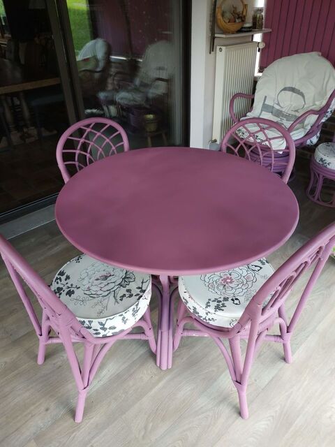 ENSEMBLE EN ROTIN  180 Sainte-Colombe (77)