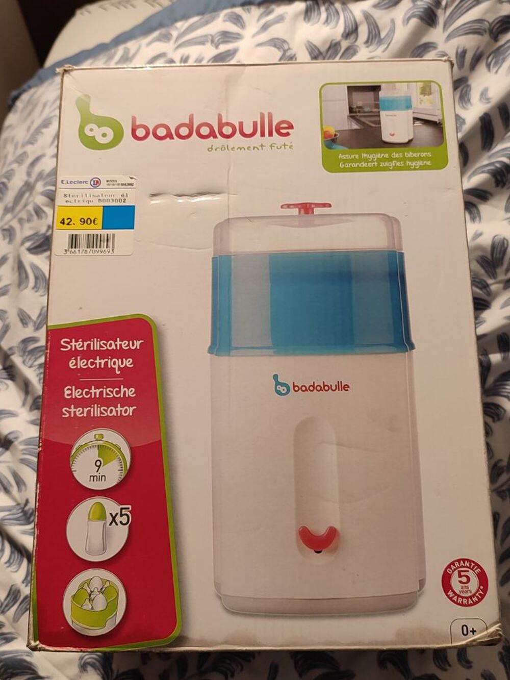 St&eacute;rilisateur biberon BADABULLE Puériculture