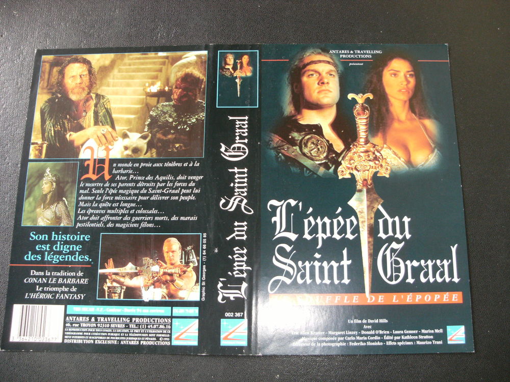 Film : " L 'epee du Saint Graal DVD et blu-ray