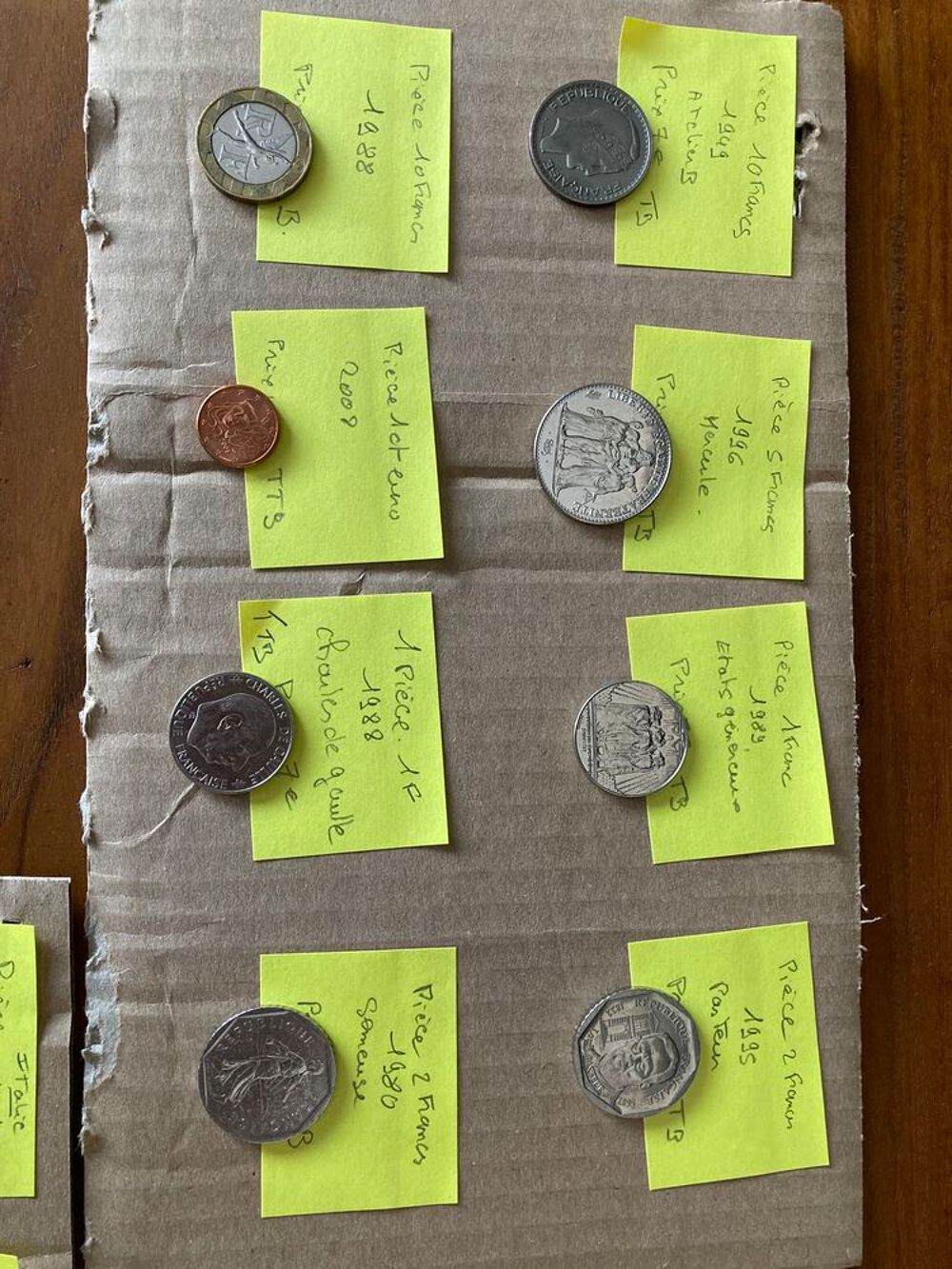 Pi&egrave;ces de monnaie 