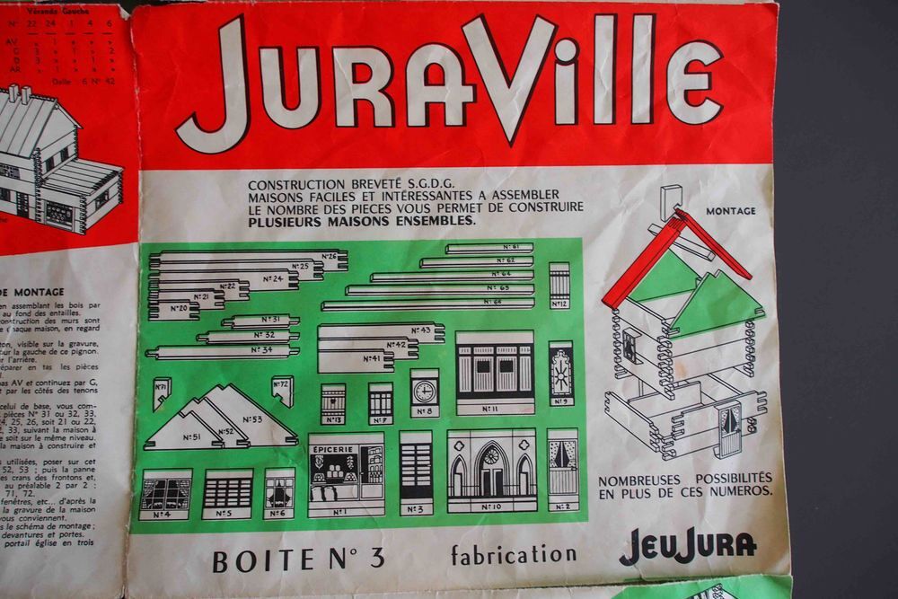 JEU DE CONSTRUCTION JURAVILLE Jeux / jouets
