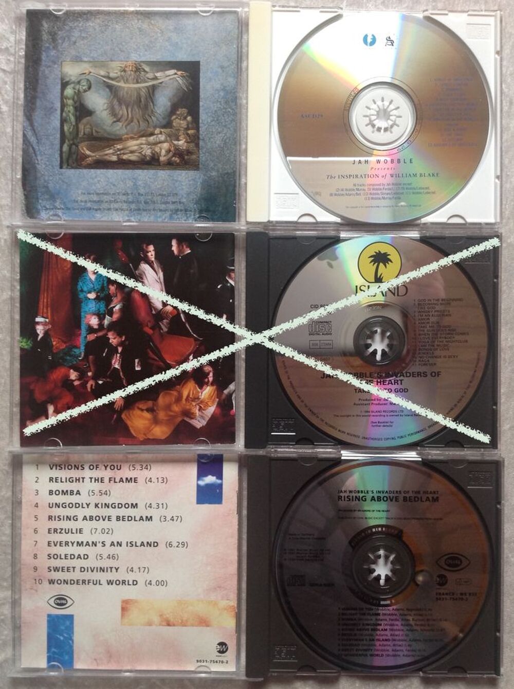COLLECTION 2 CD DE JAH WOBBLE Envoi possible
CD et vinyles