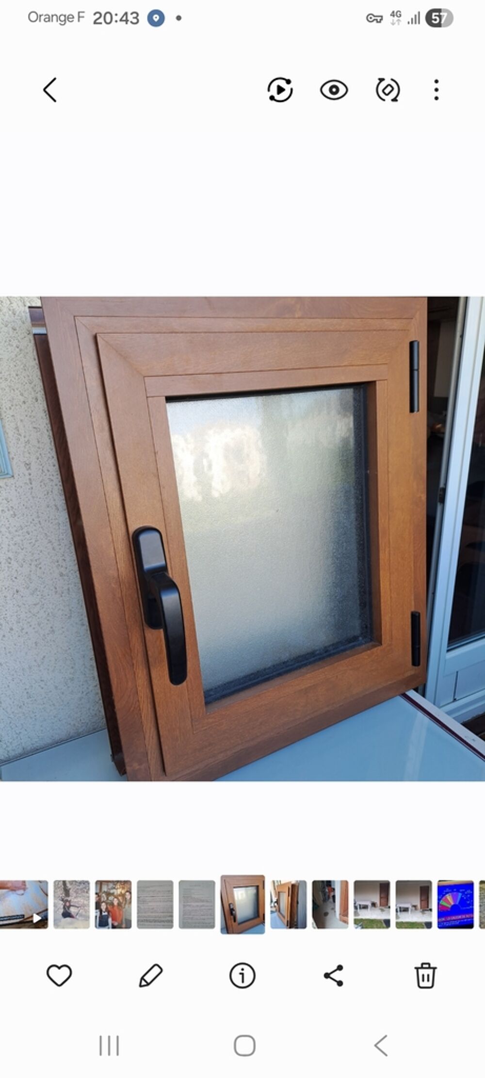 Fen&ecirc;tre Neuve jamais servie en Alu Double vitrage. PRIX 450 Décoration