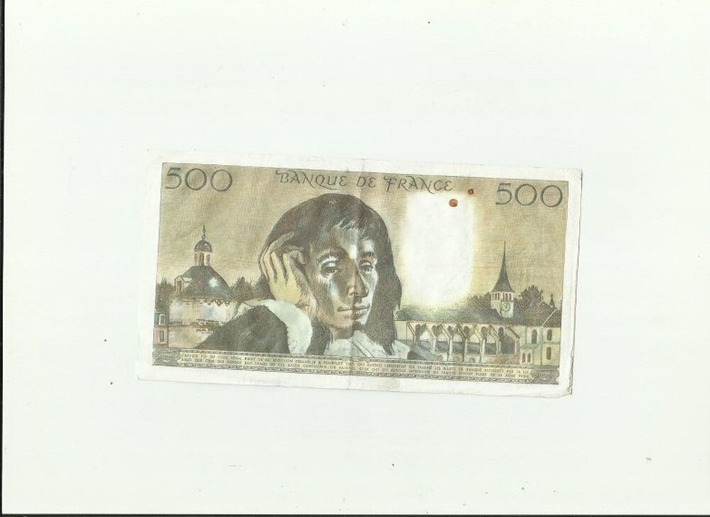 Ancien billet de 500 francs francrur ais a.5.1.1984.a pour c 
