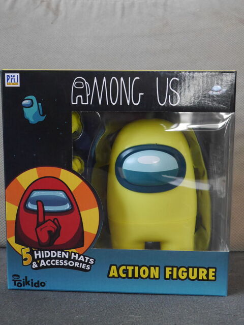 Action Figure -  Toikido - AMONG US -  1 figurine jaune - Sé 30 Verny (57)