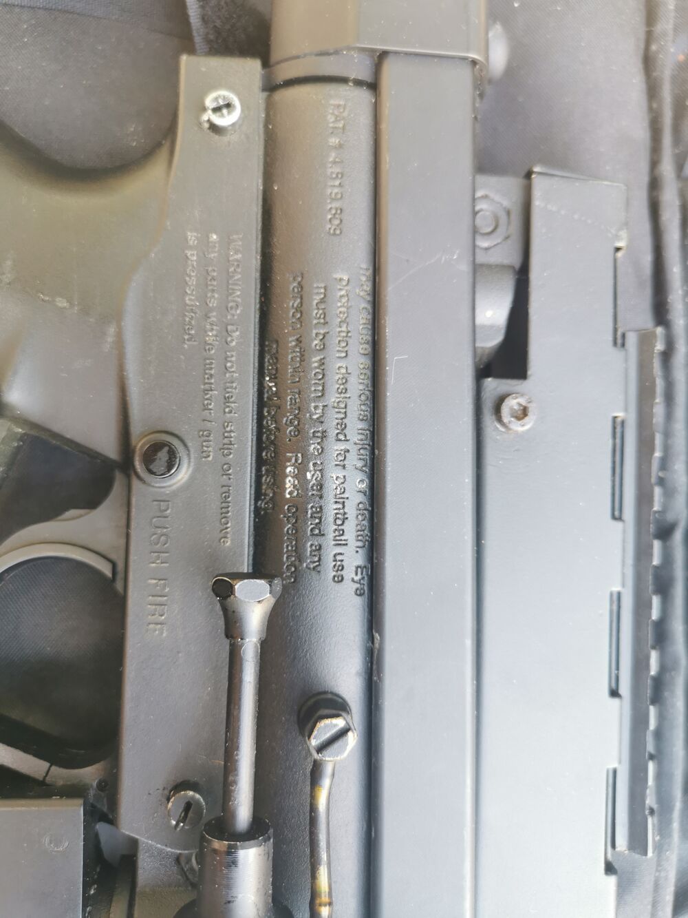 Custo paintball pour Milsim Sports