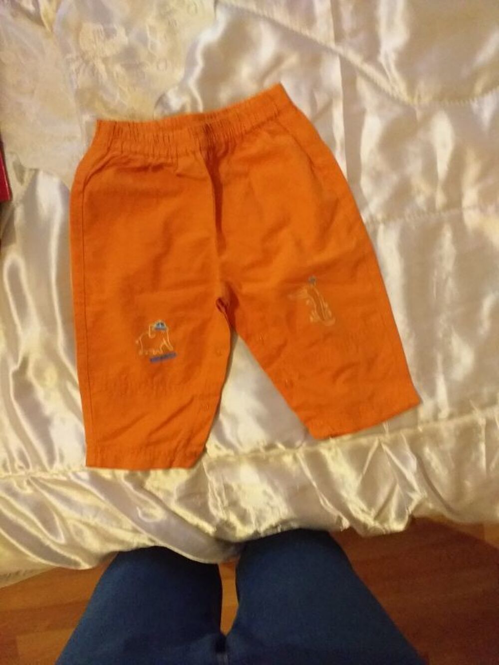 PANTALON + SOUS PULL GARCON 9/12 MOIS BABIBOU Pu�riculture