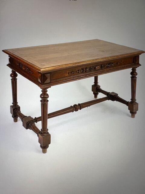 Table bureau chêne Veauville-lès-Quelles (76)