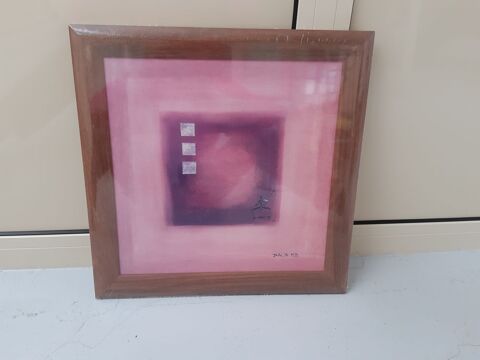 Cadre bois & dessin violine neuf sous blister. 10 Le Vernois (39)