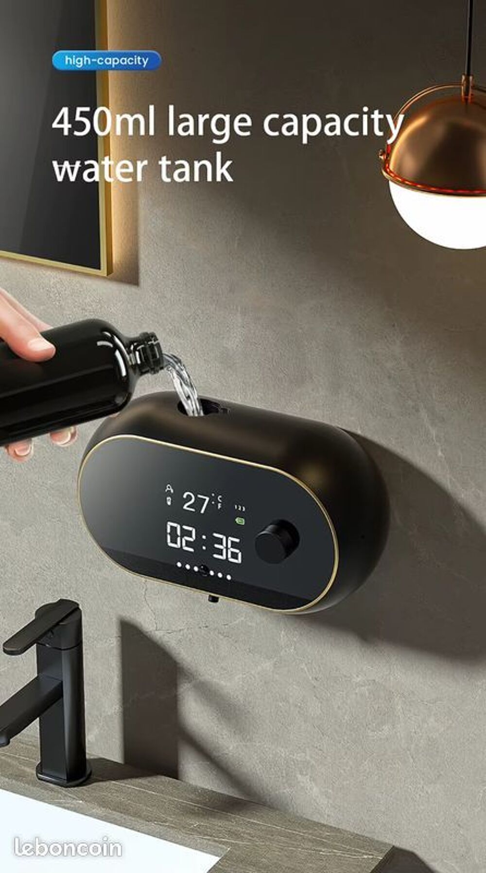 Distributeur automatique de savon liquide, lave main NEUF Electroménager