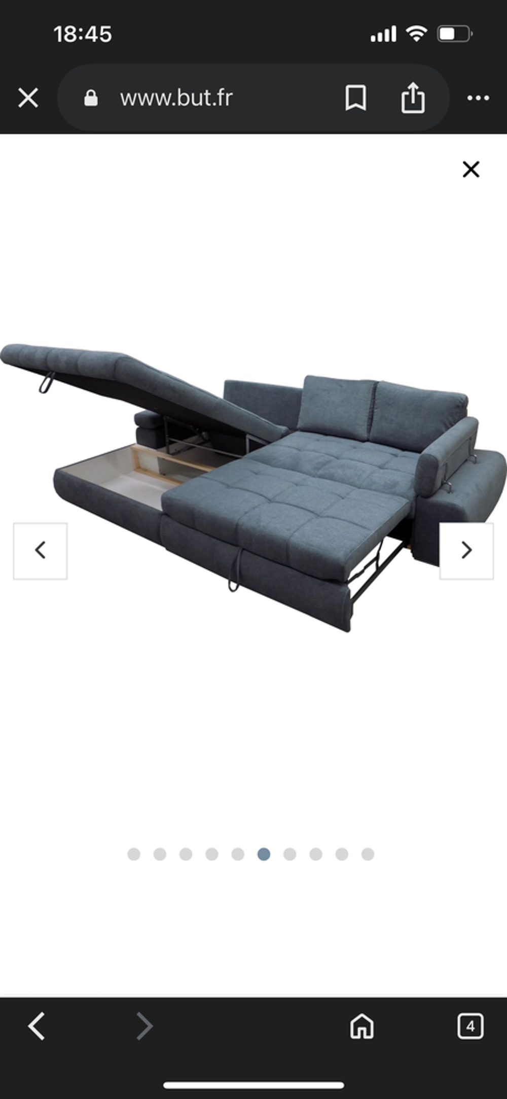 canap&eacute; d'angle convertible Meubles