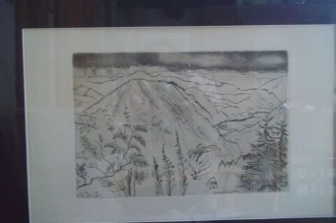 gravure Andr� Jacquemin 100 Provench�res-sur-Fave (88)